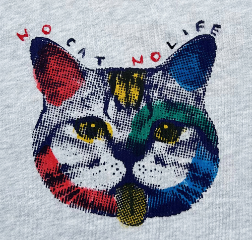 【猫柄】カツミアート（松下カツミ）メンズパーカー：ソラミミ（イラスト部）