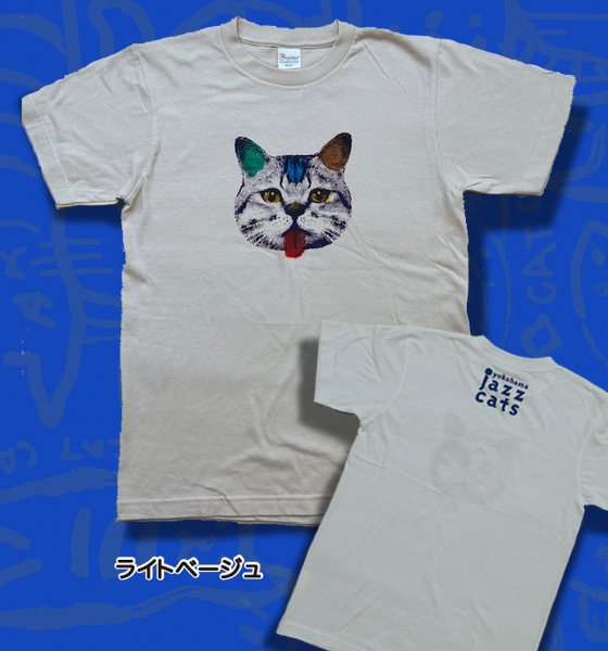 【猫柄】カツミアート（松下カツミ）T-シャツ：ツ：ソラミミ