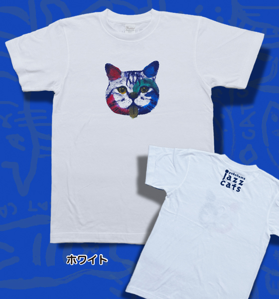 【猫柄】カツミアート（松下カツミ）T-シャツ：ツ：ソラミミ